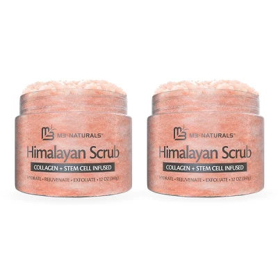 Himalayan Salt Body Scrub, Exfoliating Body Scrub, M3 Naturals, 12oz - Image 7