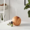 100ml Woodgrain Ultrasonic Diffuser Plus 5ml Eucalyptus Essential Oil Kit - Project 62™