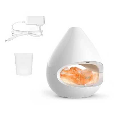 Crystal Himalayan Salt Rock Lamp And Ultrasonic Oil Diffuser - Pure Enrichment - Image 4
