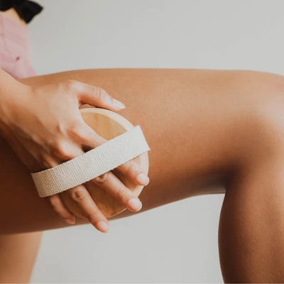 Beauty By Earth Round Dry Brush With Cellulite Massager - Image 7