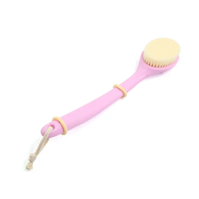 Unique Bargains Curved Handle Soft Bristle Bath Massage Scrub Back Deep Clean Brush - Image 4