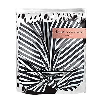 Kitsch Luxury Shower Cap - Stripe - Image 3