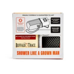 Duke Cannon Tactical Scrubber + Soap Set - Soap On A Rope With Big American Bourbon Soap - 10 Oz