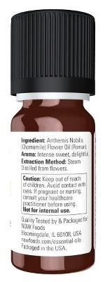 Now Foods Chamomile Essential Oil 10 ML Oil