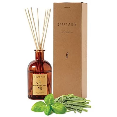 Craft & Kin Aromatherapy Scented Oil Reed Diffuser Set - Image 6