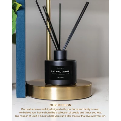 Craft & Kin Scented Oil Rattan Reed Diffuser Set - Image 5
