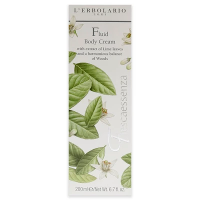 L'Erbolario Frescaessenza Fluid Body Cream - Body Cream For Dry Skin - 6.7 Oz - Image 3