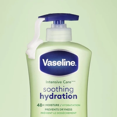 VaselineĀ® Vaseline Intensive Care Soothing Hydration Hand And Body Lotion Aloe - 3ct/20.3 Fl Oz Each - Image 3