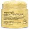 Turmeric Body Scrub, Skin Exfoliator With Collagen And Coconut Oil, M3 Naturals, 12oz