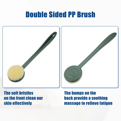 Unique Bargains Skin Exfoliating PP Back Scrubber With Long Handle Bath Brush 1 Pc - Image 4