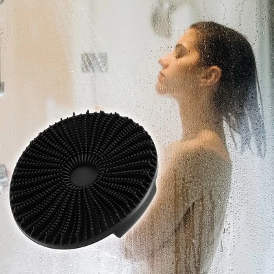 Unique Bargains Circle Silicone Scrubber Bath Brush - Image 5