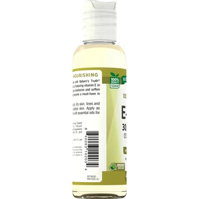 Nature's Truth Vitamin E Oil For Skin 30,000 IU | 4 Oz | Lemon Scented - Image 3
