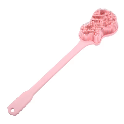 Unique Bargains Shower Back Long Handle Silicone Scrubber Bath Brush - Image 6