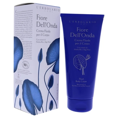 L'Erbolario Fiore Dell'Onda Fluid Body Cream - Body Cream For Dry Skin - 6.7 Oz