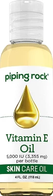 Piping Rock Vitamin E Oil For Skin Care | 4 Fl Oz