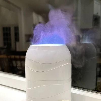 200ml Waves Ultrasonic Diffuser - Cascading Mist And Light Plus Essential Oil Blend - Lifelines - Image 4