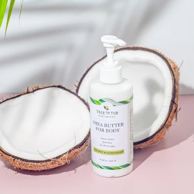 Tree To Tub Soothing Coconut, Cocoa & Shea Butter Lotion For Body - Image 4