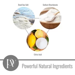 Pavelle Dead Sea Bath Bombs, Bomb Fizzys For Women & Men - Unscented