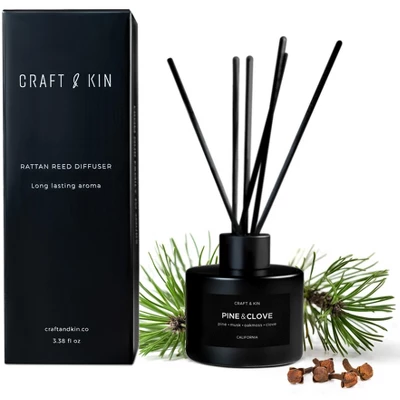 Craft & Kin Scented Oil Rattan Reed Diffuser Set - Image 7
