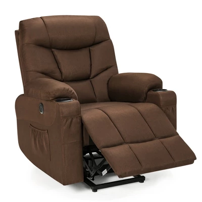 Costway Electric Power Lift Recliner Chair Living Room Sofa Chair With Massage & Heating - Image 9