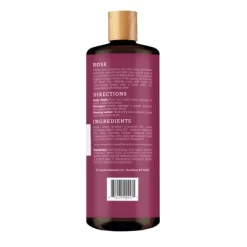 Dr Jacobs Naturals Rich Castile Rose Body Wash Hypoallergenic Vegan Sulfate-Free Paraben-Free Dermatologist Recommended 32oz - Rose