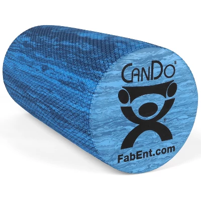 CanDo Premium Blue Marble EVA Foam Roller For Muscle Restoration, Massage Therapy, Sport Recovery And Physical Therapy - Image 2