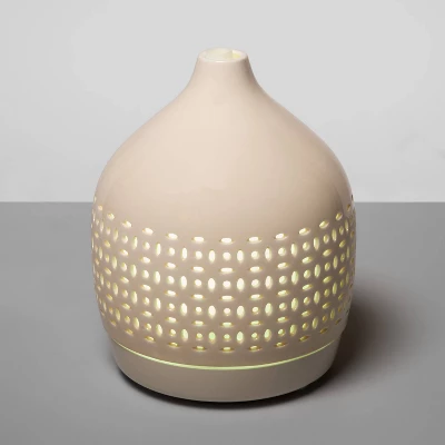 300ml Cutout Ceramic Color Changing Oil Diffuser White - Opalhouse⢠- Image 6