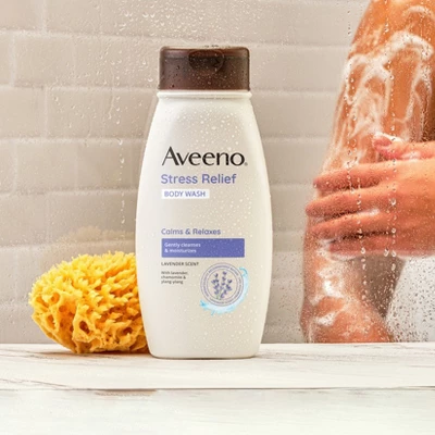 Aveeno Stress Relief Body Wash With Lavender & Chamomile - 33 Fl Oz - Image 3