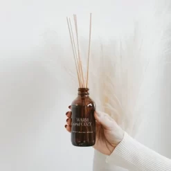 Sweet Water Decor Warm And Cozy Amber Reed Diffuser - 3.5oz