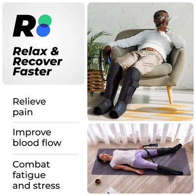 REATHLETE HEALR Leg, Calf, And Foot Massager For With Heat And Compression, Heat And Cold Therapies For Circulation Improvement And Pain Relief - Image 4