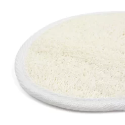 Unique Bargains Bath Shower Exfoliating Oval Pads Luffa Loofah Terry Cloth Cleaning Massage Scrubber Body Brush