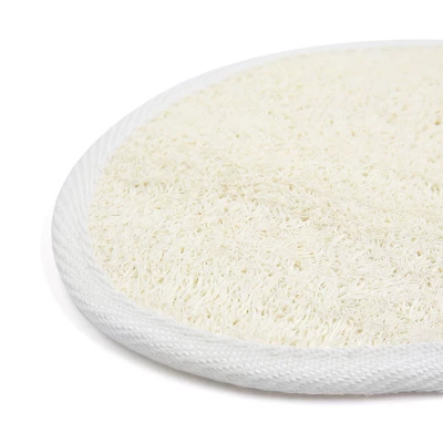 Unique Bargains Bath Shower Exfoliating Oval Pads Luffa Loofah Terry Cloth Cleaning Massage Scrubber Body Brush