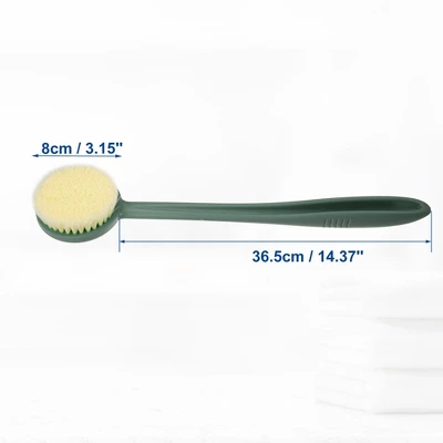 Unique Bargains Skin Exfoliating PP Back Scrubber With Long Handle Bath Brush 1 Pc - Image 3