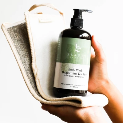 Beauty By Earth Exfoliating Loofah Sponge Body Scrubber Pack Of 2 Natural Loofah Sponges - Image 5