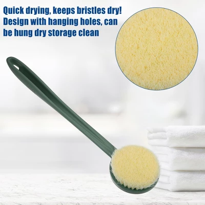 Unique Bargains Skin Exfoliating PP Back Scrubber With Long Handle Bath Brush 1 Pc - Image 2