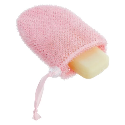 Juvale 4 Pack Soap Savers For Bar Soap With Drawstring Closure, Mesh Pouch For Exfoliating (4 Colors, 3.5 X 6 In) - Image 4