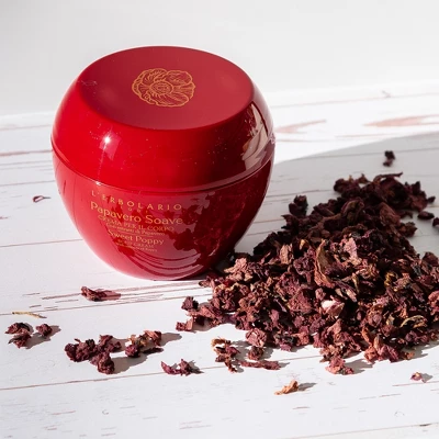 L'Erbolario Sweet Poppy Body Cream - Body Cream For Dry Skin - 6.7 Oz