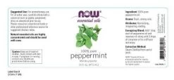 Now Foods Peppermint Oil 16 Oz Liquid