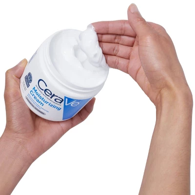 CeraVe Moisturizing Cream For Normal To Dry Skin Unscented - 16 Fl Oz - Image 4