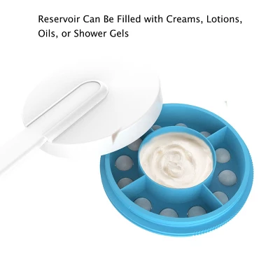 Fleming Supply Long-Handled Roll-On Lotion Applicator Dispenser - Blue/White - Image 4