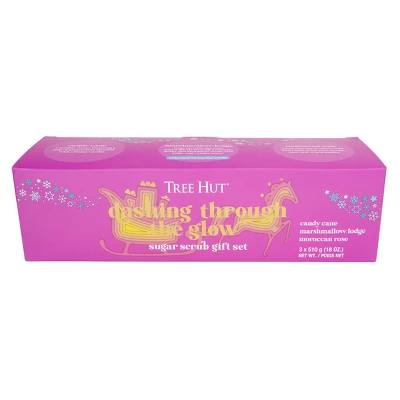 Tree Hut Dashing Through The Glow Body Scrub Gift Set - 3ct - Image 3