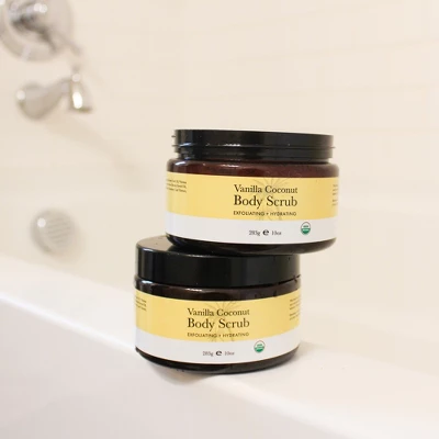 Beauty By Earth Organic Body Scrub - Vanilla Coconut, 10 Oz. - Image 9