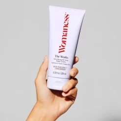 Womaness The Works Body Lotion Smooth Dry Crepey Menopause Skin With Niacinamide & Hyaluronic Acid Fresh - 6.76 Fl Oz