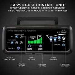 LiveFine Foot Massager Machine With Control Unit Pump For Pain Relief