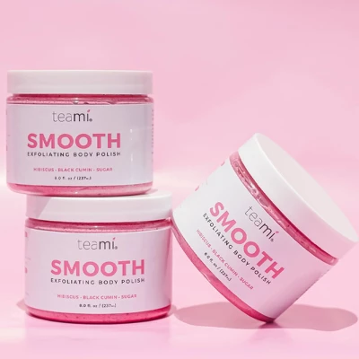 Teami Smooth Exfoliating Hibiscus & Sugar Body Scrub - 8oz - Image 4