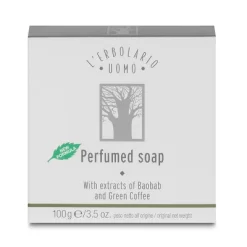 L'Erbolario Uomo Baobab Bar Soap - Beauty Bar Soap - 3.5 Oz