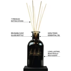 Benevolence LA Aromatherapy Scented Oil Reed Diffuser Set