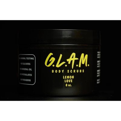 G.L.A.M. Body Scrubs Lemon Love Body Scrub - 8oz