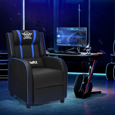 Costway Massage Gaming Recliner Chair Racing Single Lounge Sofa Home Theater Seat - Image 2