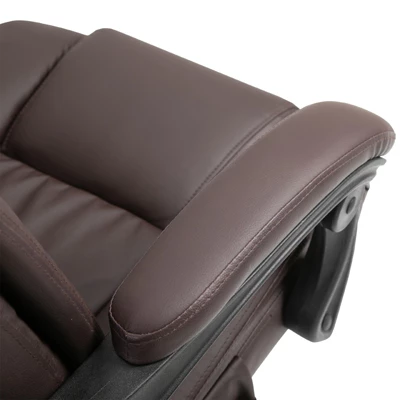 Vinsetto High Back Massage Office Desk Chair With 6-Point Vibrating Pillow, Computer Recliner Chair With Retractable Footrest, And Adjustable Lumbar Support - Image 6